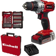 Einhell TE-CD 18/2 Li +39 akkus fúró-csavarozó szett 2.5Ah akkuval, töltővel és 39db tartozékkal