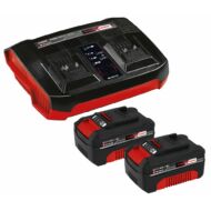 Einhell PXC&amp;Twincharger Kit 2x2x4.0Ah akku+dupla töltő szett, 18V, 900W