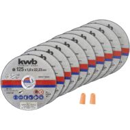 KWB Cut-Fix fémvágó korong, extra vékony, INOX, 125x22.2x1mm, 10db