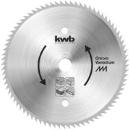 KWB Profi CrV fűrészlap, 100 fog, 210x30x1.6mm