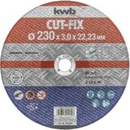 KWB Profi Cut-Fix alumínium-oxid fémvágó korong, 230x22.23x3mm