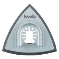 KWB Premium multi-szerszám tépőzáras delta pad porelszívó hornyokkal, 93mm