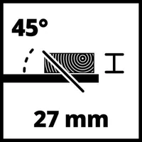 Kép 6/8 - Einhell TC-TS 210 asztali körfűrész, 210mm, 1200W