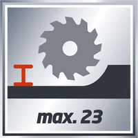Kép 2/11 - Einhell TC-CS 860/1 Kit mini kézi körfűrész