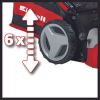 Kép 6/8 - Einhell GC-PM 56/2 S HW benzines fűnyíró, önjáró, 173cm³, 2.8kW, 56cm