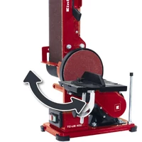 Kép 5/10 - Einhell TC-US 400 síkcsiszoló és asztali szalagcsiszoló, 375W, 150mm