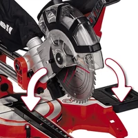 Kép 4/7 - Einhell TC-SM 2131/1 Dual gérvágó fűrész, 210mm, 1500W