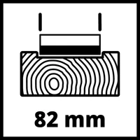 Kép 7/10 - Einhell TE-PL 18/82 Li - Solo akkus gyalu, 18V, 82mm (akku és töltő nélkül)