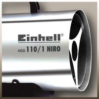 Kép 2/5 - Einhell HGG 110/1 Niro gázos hőlégfúvó, 10kW
