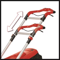 Kép 3/6 - Einhell PXC Rasarro akkus fűnyíró, 38cm, 45L, 36V (2x4Ah akkuval és töltővel)