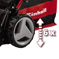 Kép 6/11 - Einhell PXC GE-CM 36/47 S HW Li akkus fűnyíró, önjáró, 36V, 470mm (4x4AH akkuval és 2 töltővel)