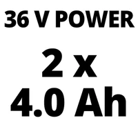 Kép 12/16 - Einhell RASARRO 36/42 akkus fűnyíró, 36V, 42cm, 50L akkuval és töltővel