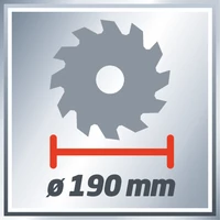 Kép 7/10 - Einhell TH-CS 1400/1 körfűrész, 190mm, 1400W