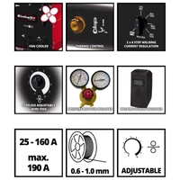 Kép 5/5 - Einhell TC-GW 190 D Védőgázas hegesztő