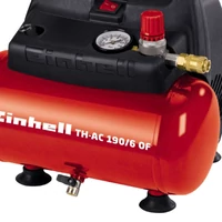 Kép 5/5 - Einhell TH-AC 190/6 OF hordozható kompresszor, 1100W, 8bar, 6L