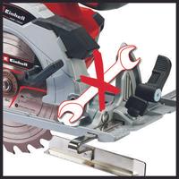 Kép 2/5 - Einhell PXC TE-CS 18/150 Li-Solo akkus kézi körfűrész, 18V, 15cm (akku és töltő nélkül)