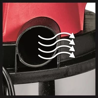 Kép 5/7 - Einhell TC-VC 1812 S száraz-nedves porszívó, 1250W, 12L