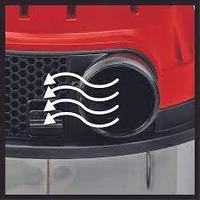 Kép 3/5 - Einhell TE-VC 2340 SACL száraz-nedves porszívó, 1.9kW, 23kPa, 40L
