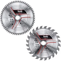 Kép 1/4 - Einhell körfűrészlap 250x30mm, 24-60 fog, 2 db