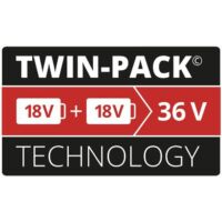 Kép 3/4 - Einhell PXC-Twinpack akkumulátor, 18V, 2.5Ah, 2db