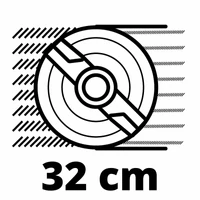 Kép 9/12 - Einhell GC-EM 1000/32 elektromos fűnyíró, 1000W / 32cm