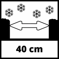 Kép 3/5 - Einhell GE-ST 36/40 Li E-Solo akkus hómaró 18V (akku és töltő nélkül)