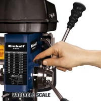 Kép 4/5 - Einhell BT-BD 701 oszlopos fúrógép 630W (16mm-es tokmány) +Ajándék satuval