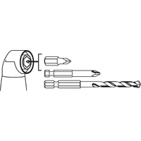 Kép 4/4 - KWB sarokcsavarozó adapter