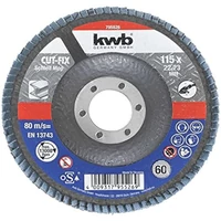 Kép 1/2 - KWB lamellás fémcsiszoló korong, G60, 125x22.23mm