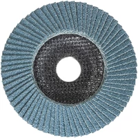 Kép 2/2 - KWB lamellás fémcsiszoló korong, G60, 125x22.23mm
