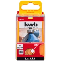 Kép 2/4 - KWB PROFI HSS TCT csapágyas fóz kés 35