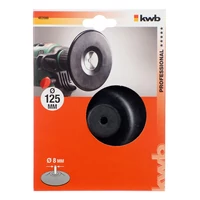 Kép 2/3 - KWB PROFI BACKING-PAD gumitányér fúrógéphez 8x125mm