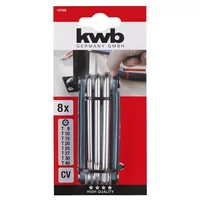 Kép 2/3 - KWB PROFI CrV torz kulcs klt. (8db-os)
