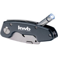 KWB szabadidő kés mini LED zseblámpával, 60mm