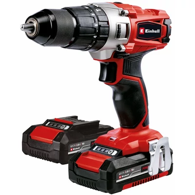 Einhell TE-CD 18/2 Li-i +64 akkus ütvefúró-csavarozó szett, 18V, 2x2.0Ah akkuval és töltővel