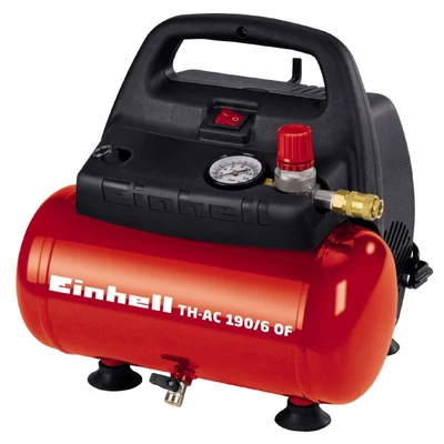 Einhell TH-AC 190/6 OF hordozható kompresszor, 1100W, 8bar, 6L