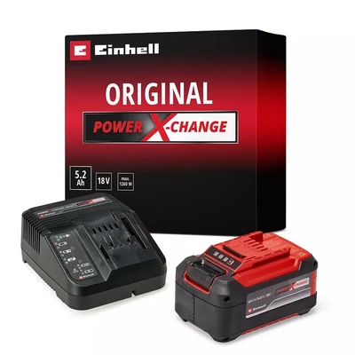 Einhell PXC Starter Kit 5.2Ah akku + 3A töltő szett