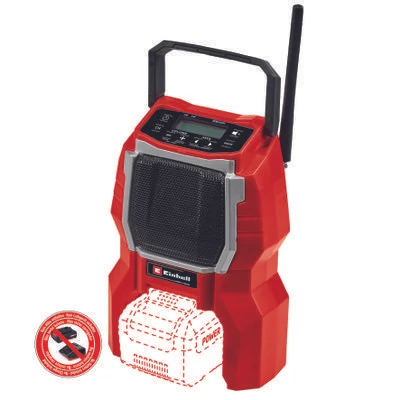 Einhell PXC TC-RA 18 Li BT - Solo akkus rádió, 18V (akku és töltő nélkül)